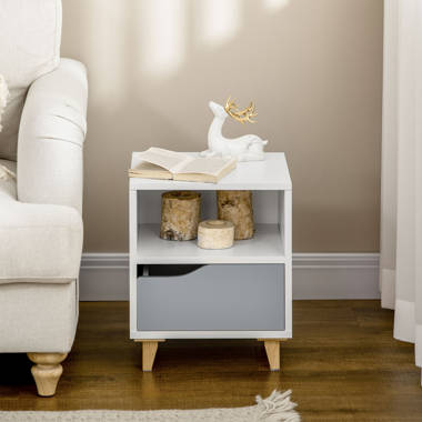 Harriet mirrored bedside deals table